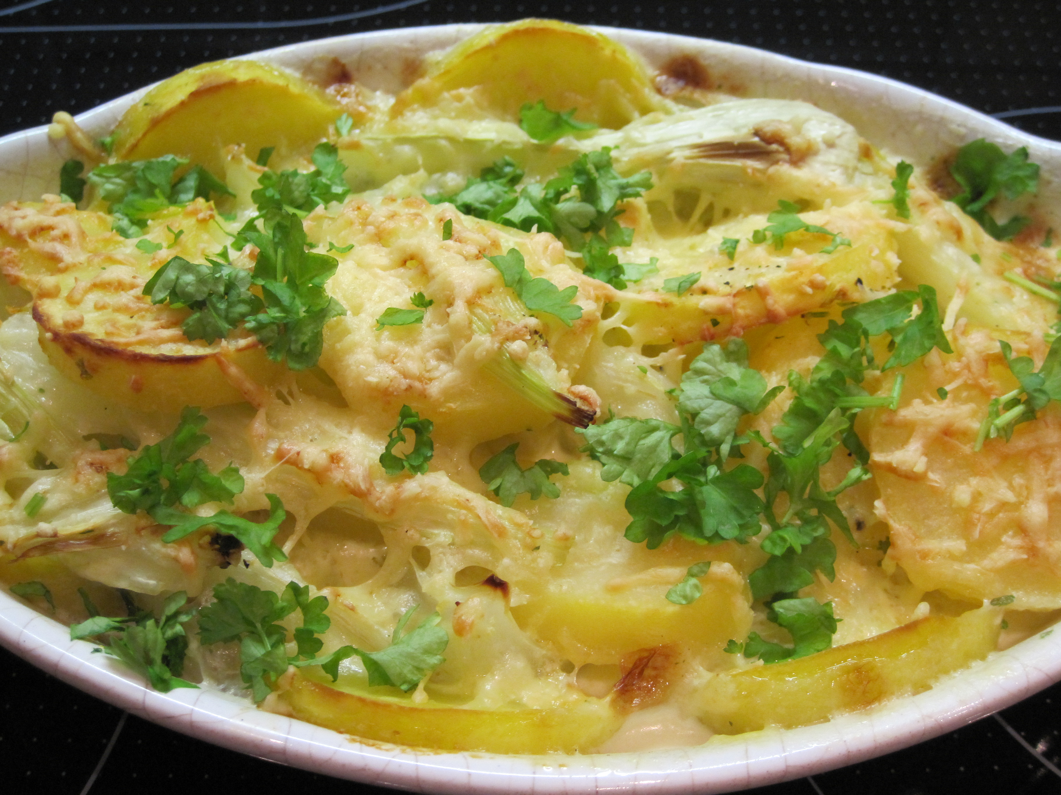 Auflauf mit Kartoffeln und Kohlrabi02