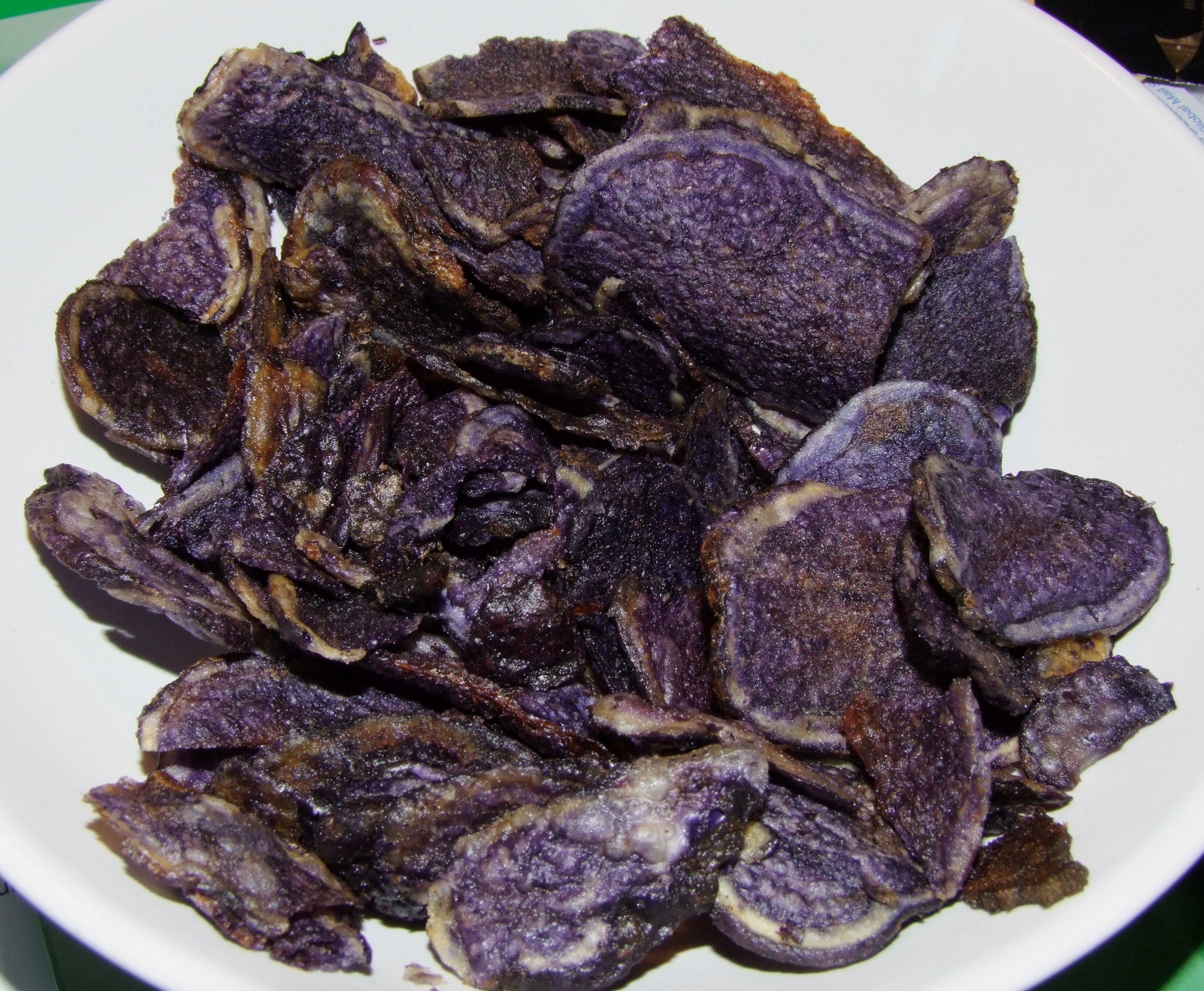 Blaue Chips Schüssel