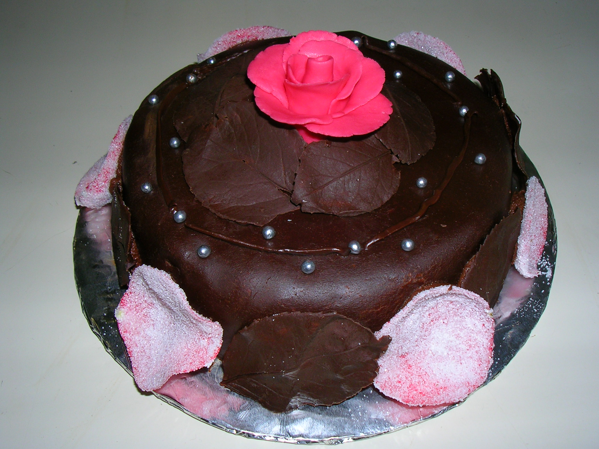 Cake with rose 2