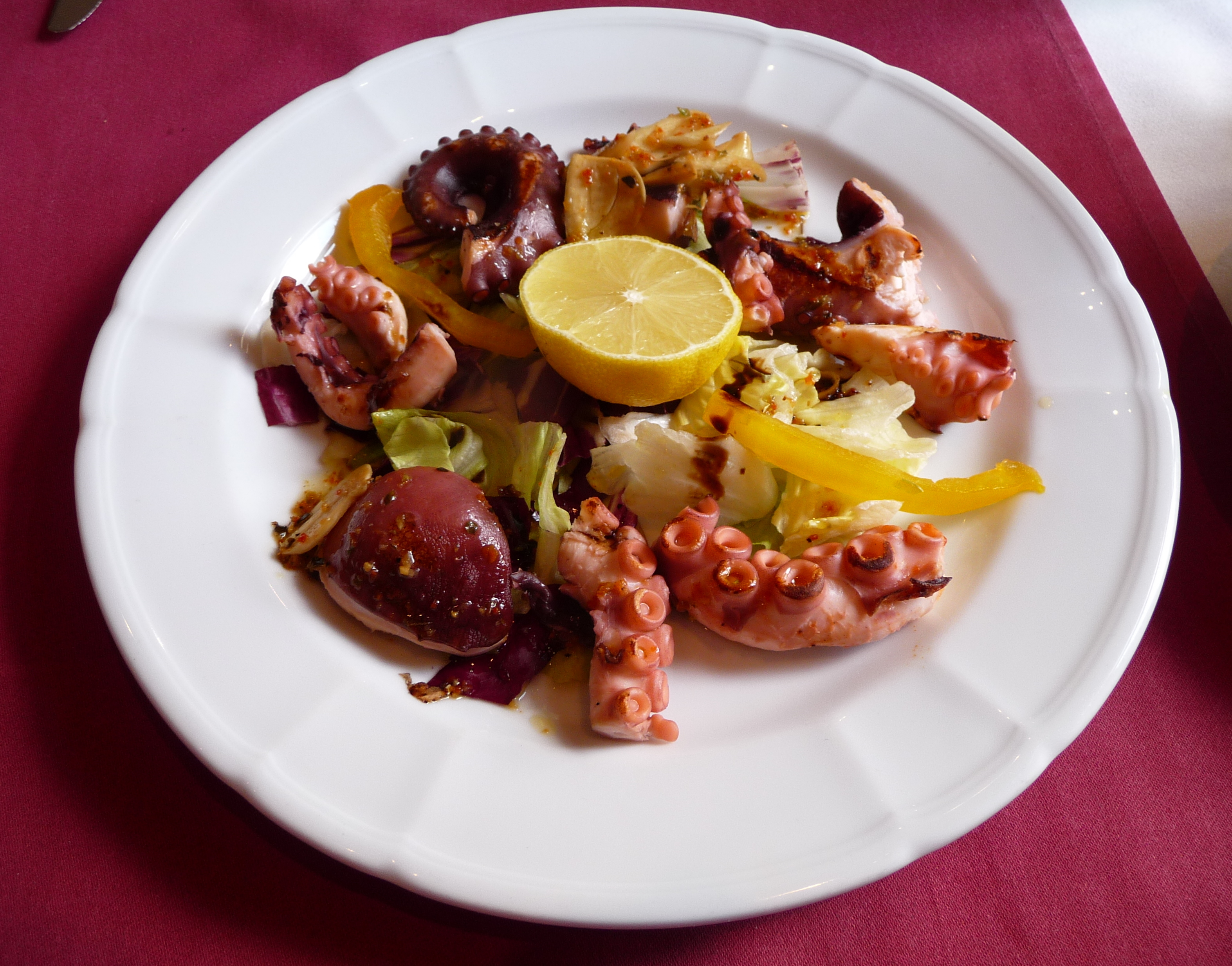 Calamari grillati