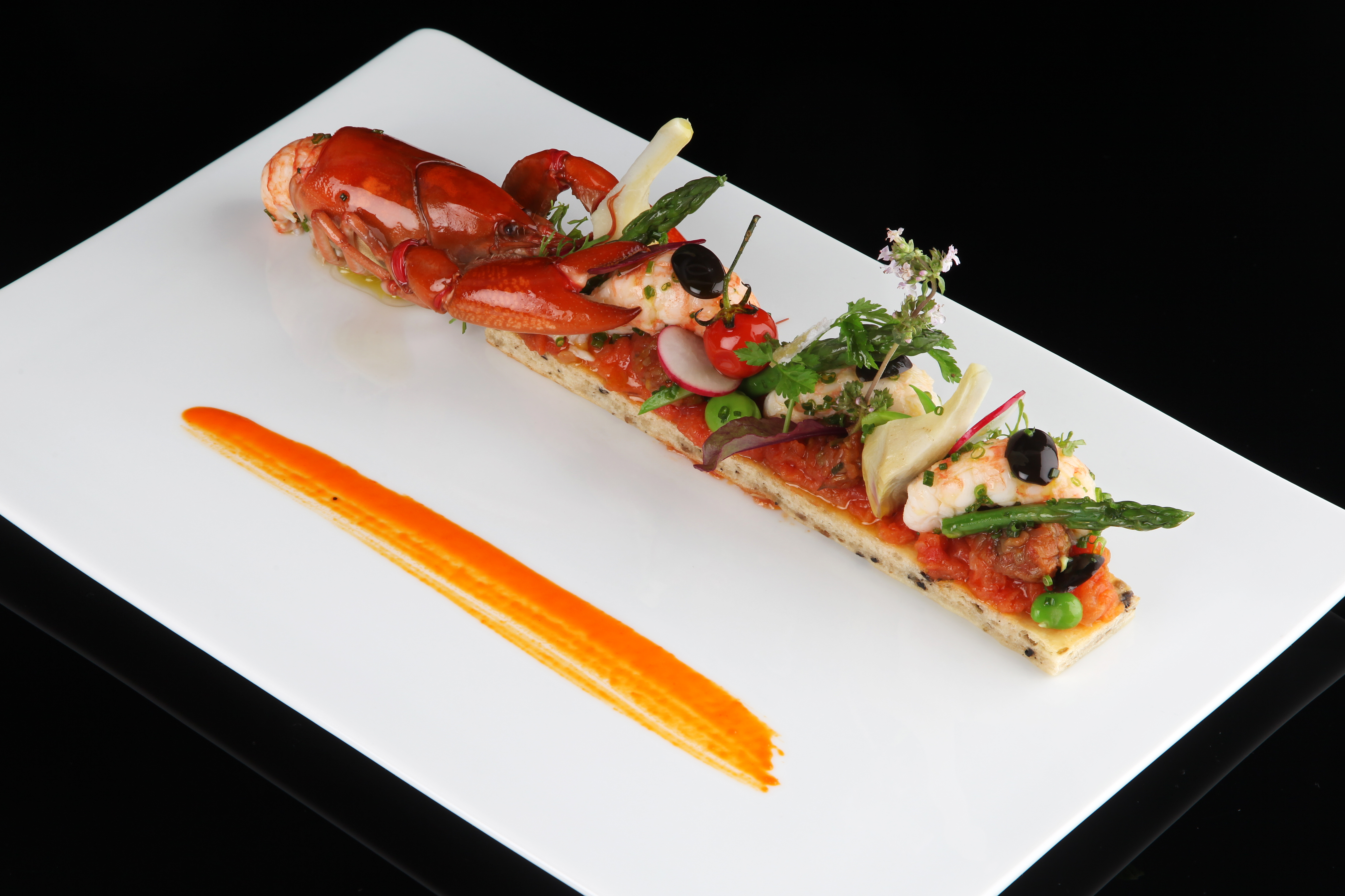 Carte Printemps Spring menu Suisse Michelin star restaurant
