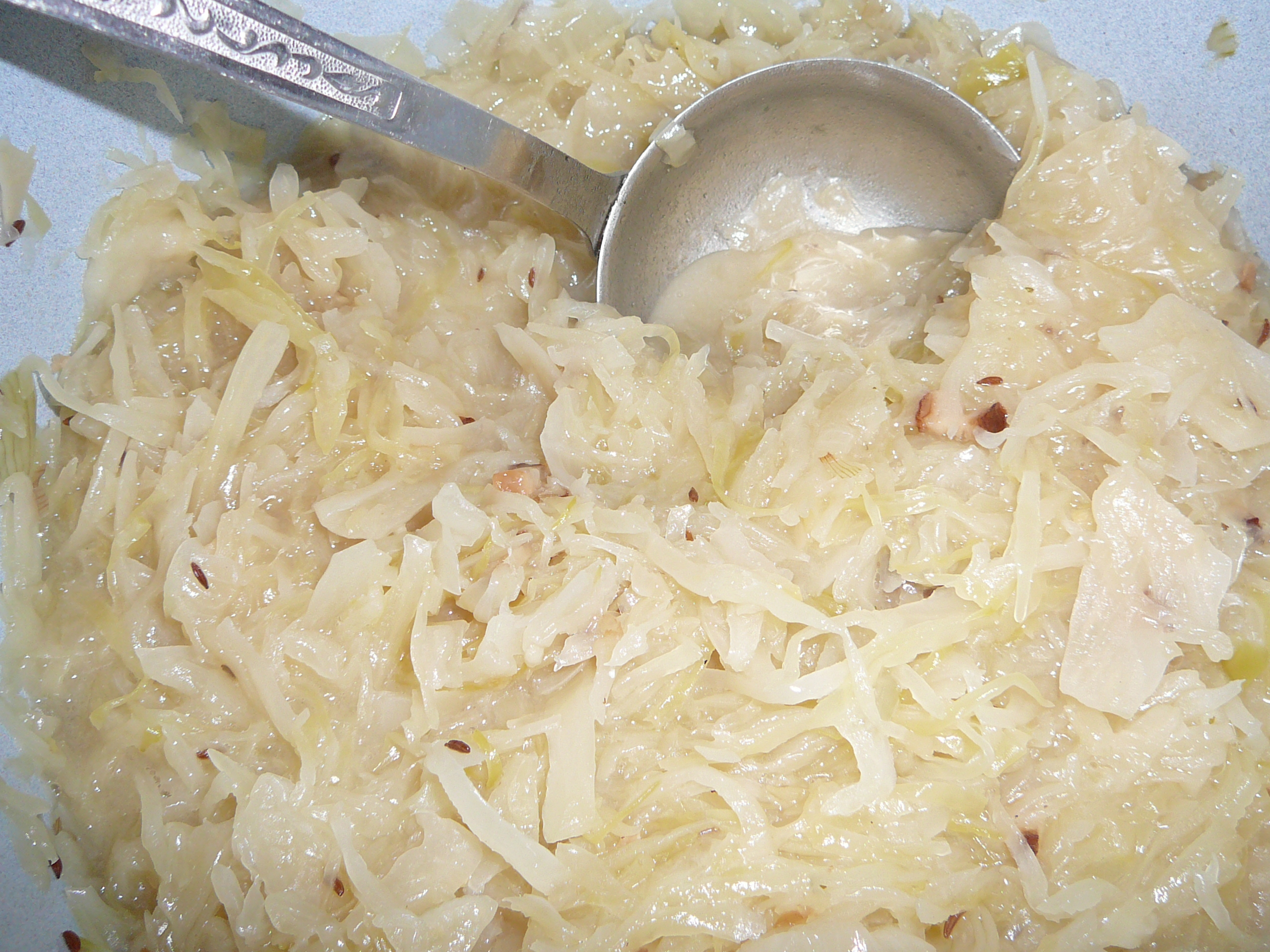 Cooked cabbage