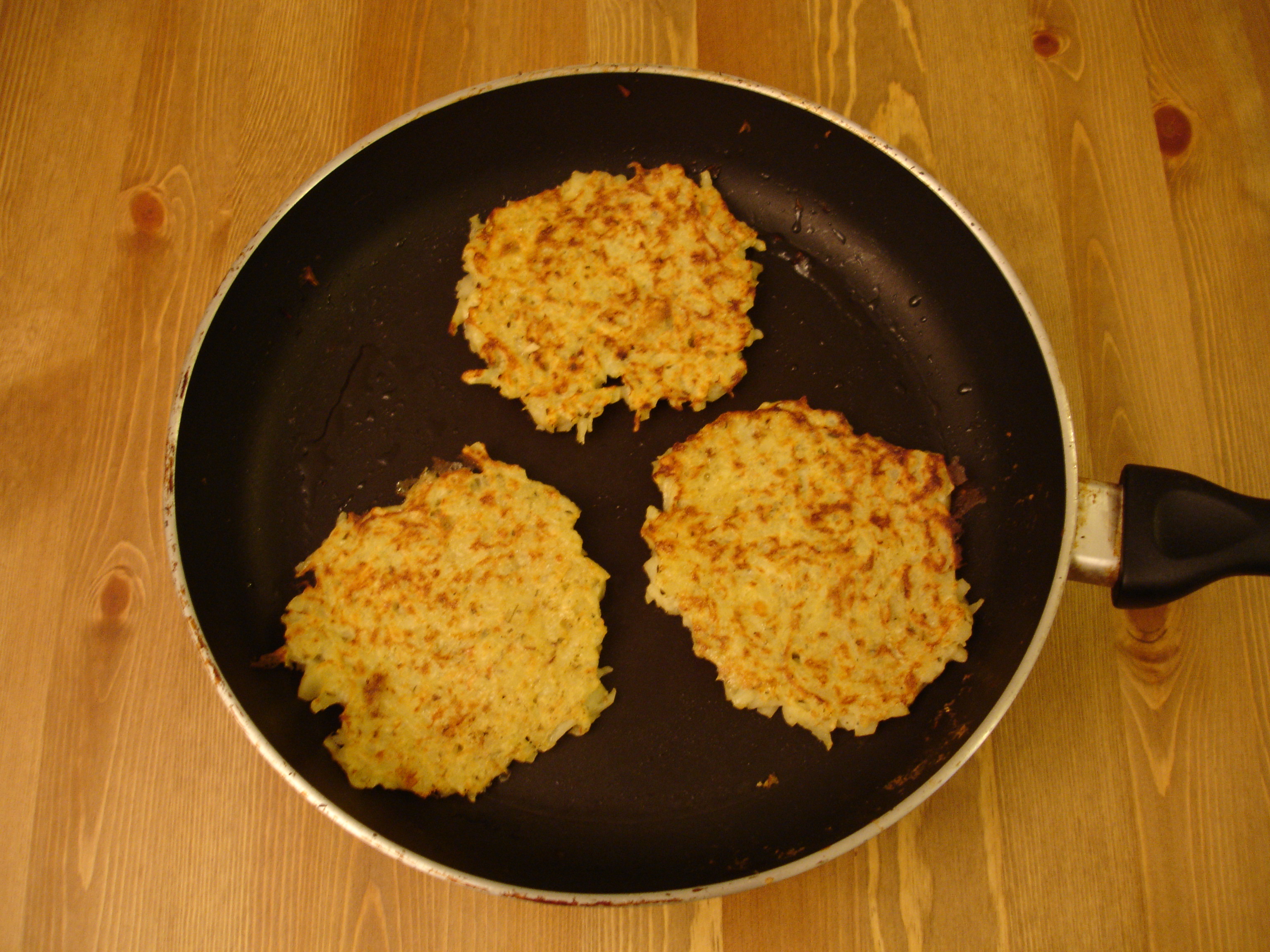 Galettes de pommes de terre - cuisson 2