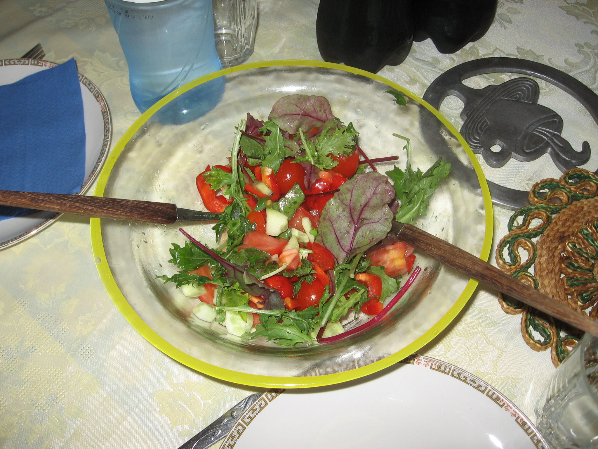 Green and tomatos Salad