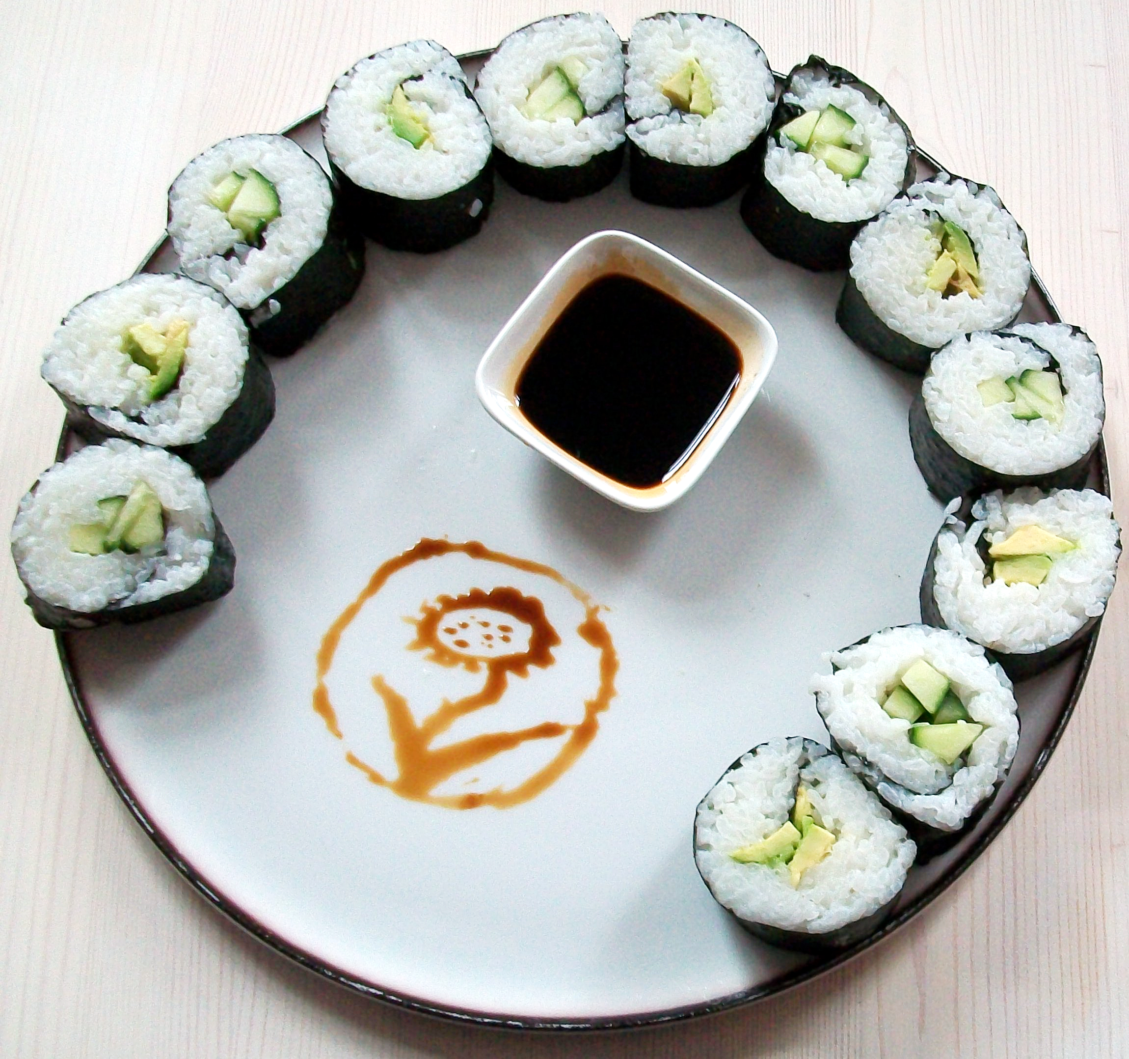 Lecker veganes Sushi