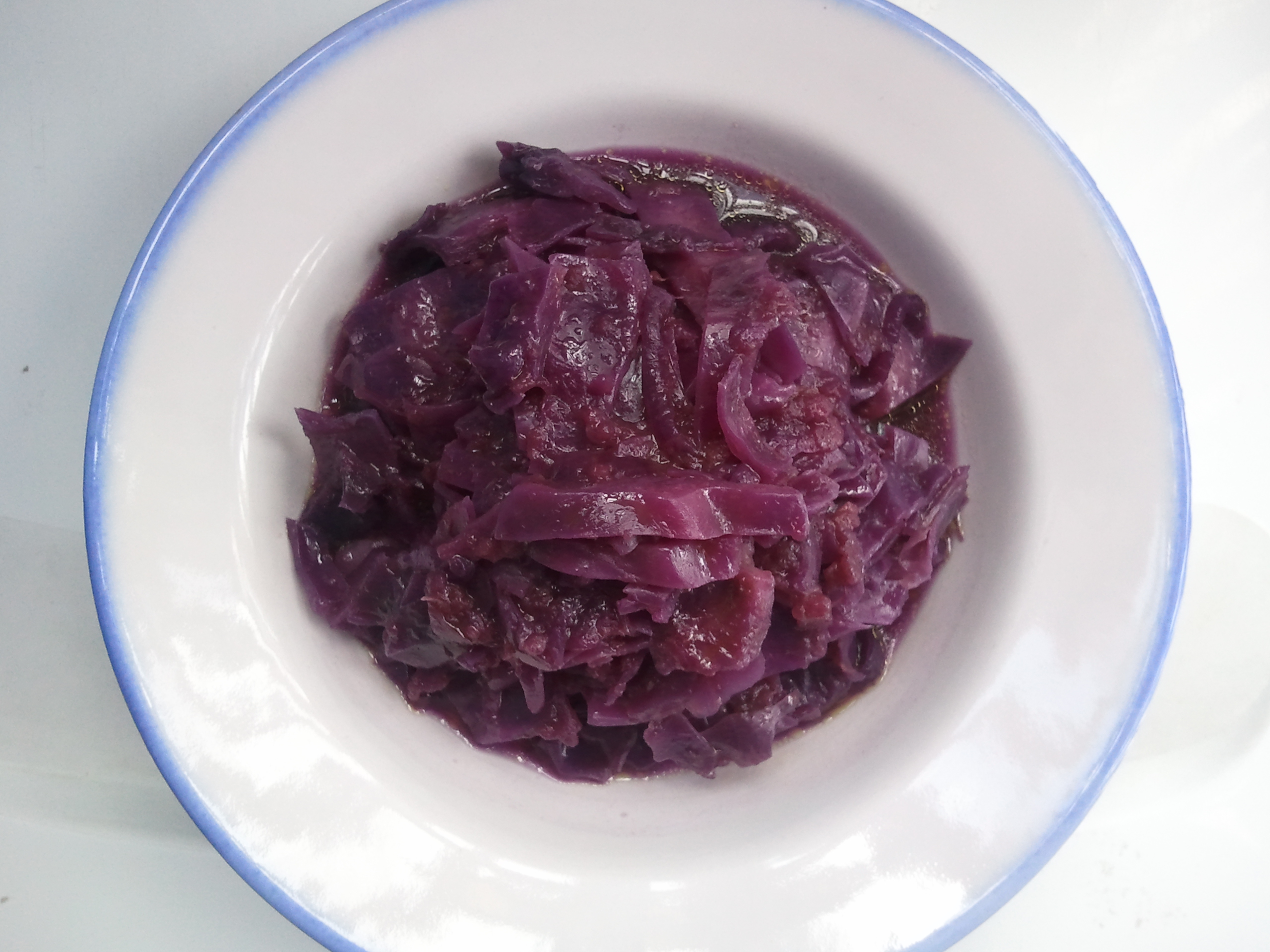 Lombarda con manzana