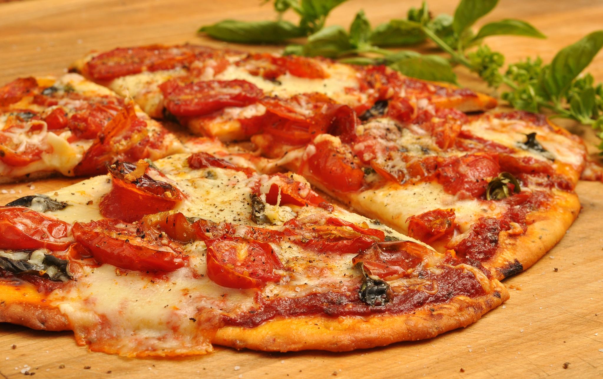 Mmm... celebrating with a pizza! (6057076521)