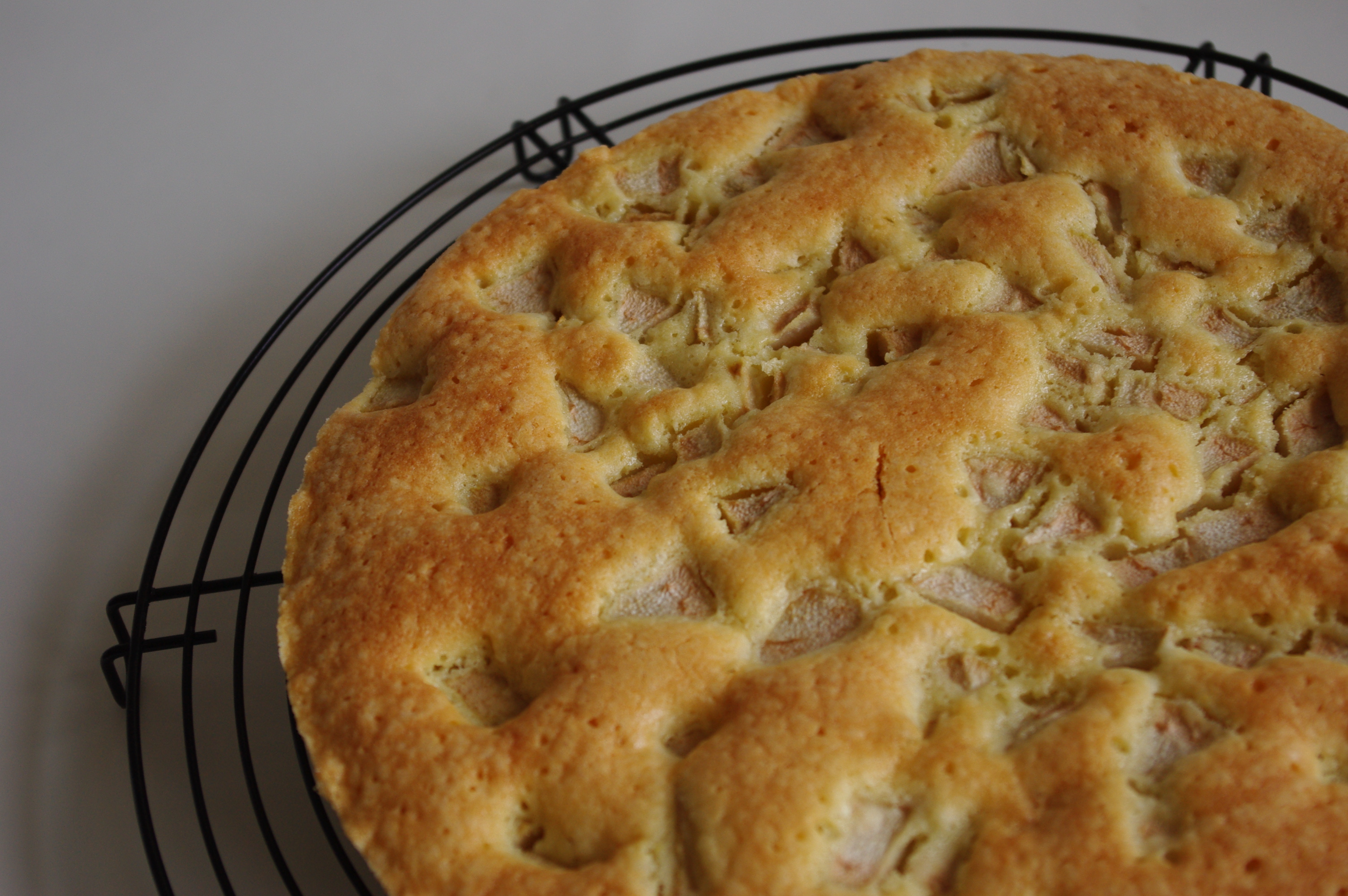 Pear pound cake wire rack, September 2009