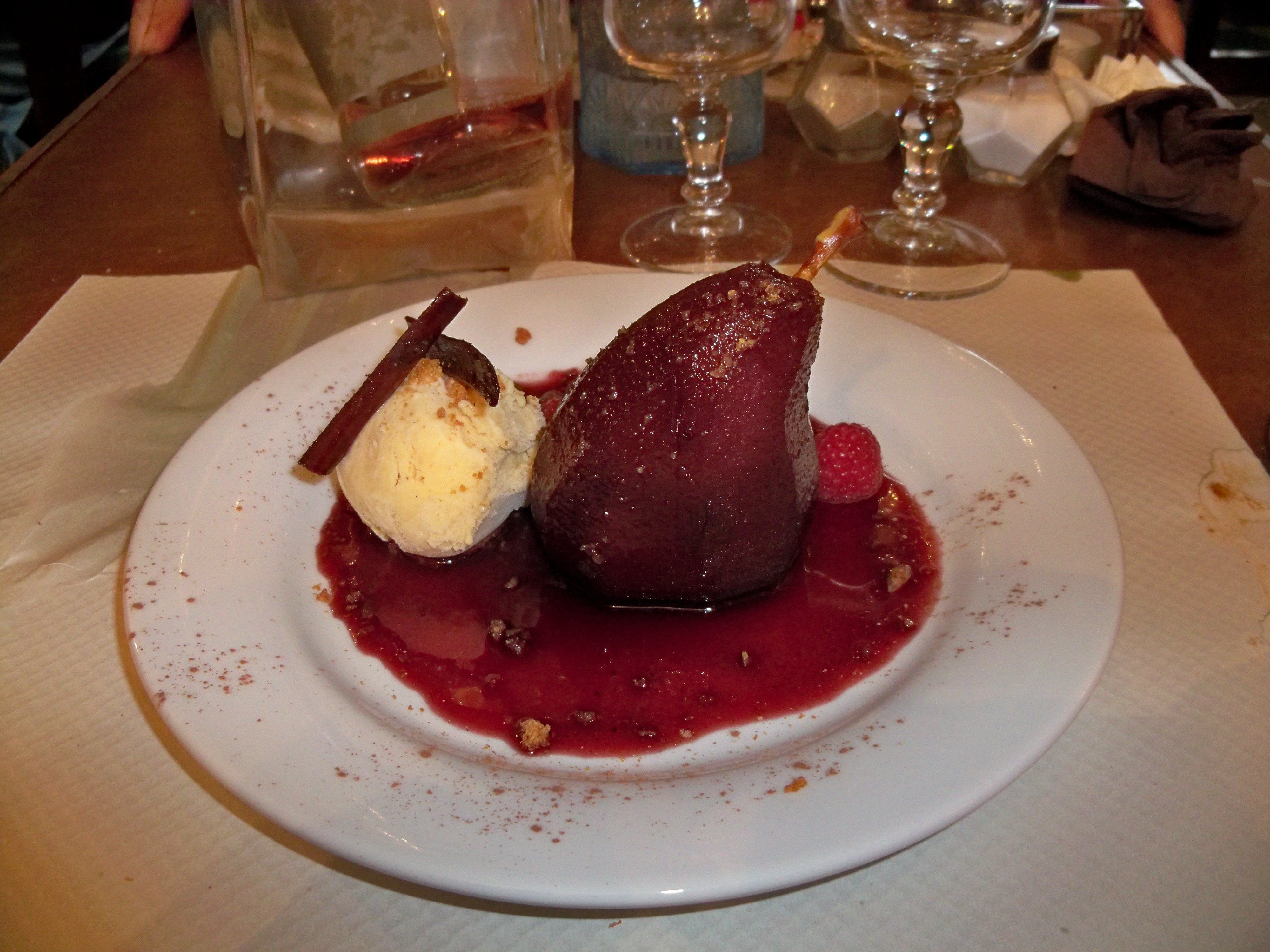 Poire au vin