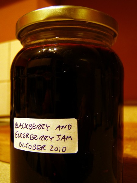 Blackberry and Elderberry Jam