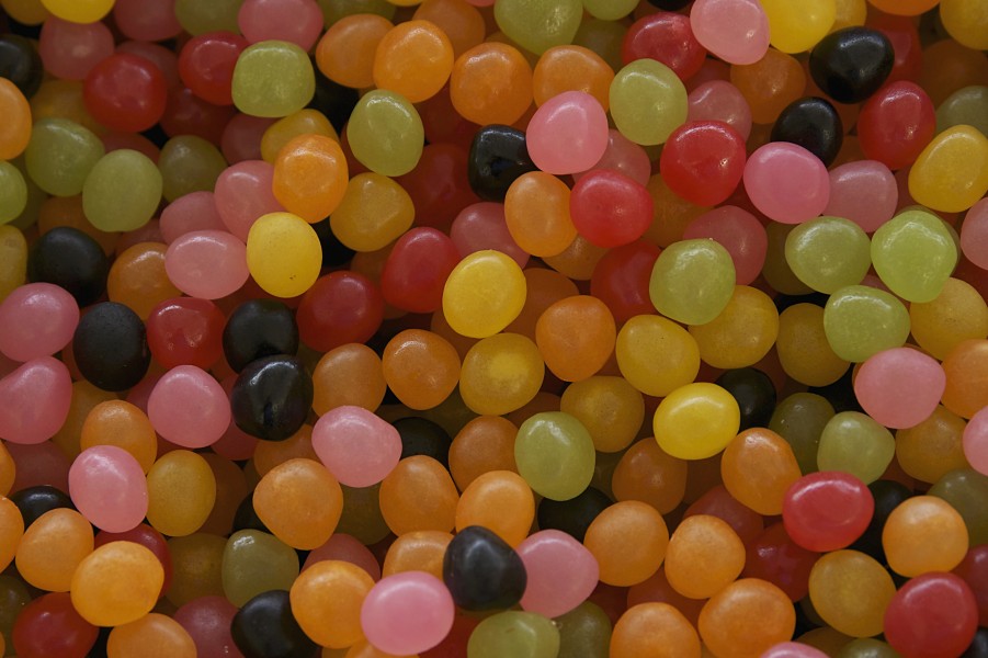 Bonbons colorés