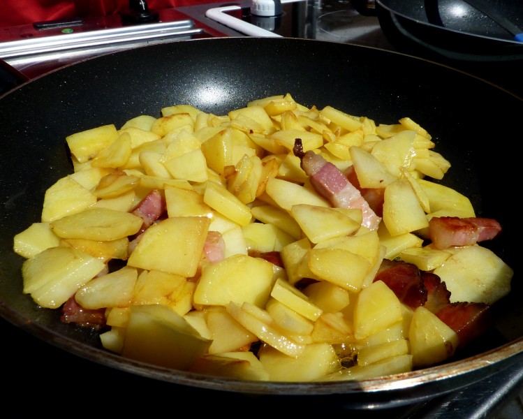Bratkartoffeln mit Speck