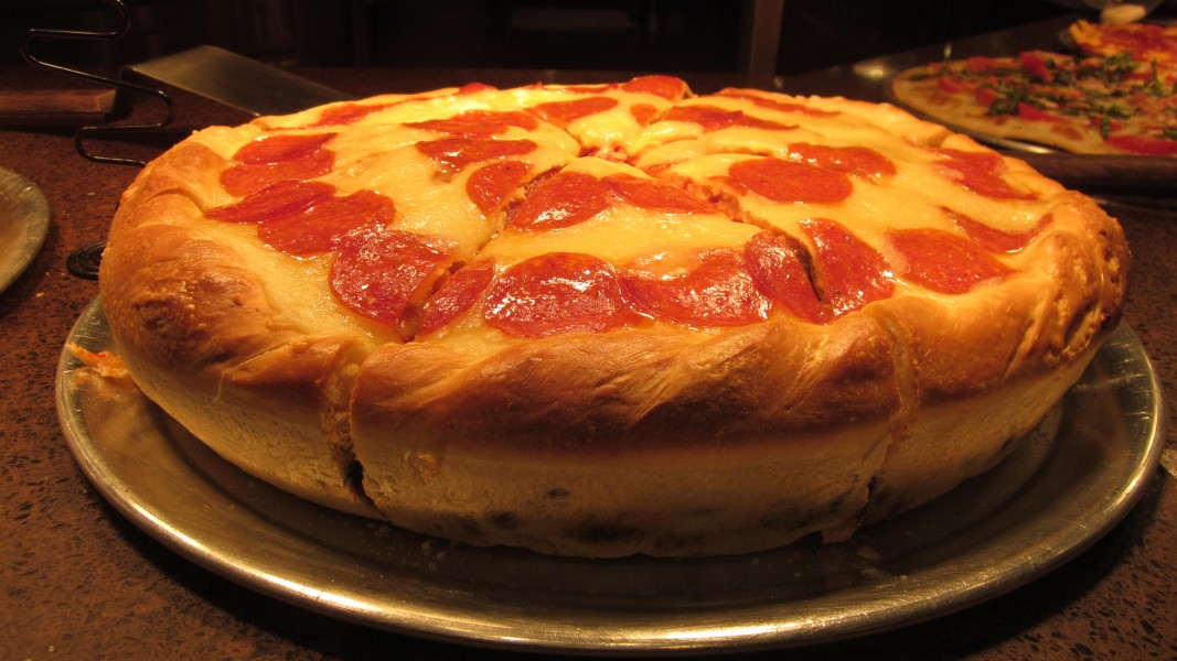 Bristol Farms Chicago Deep Dish meat pizza
