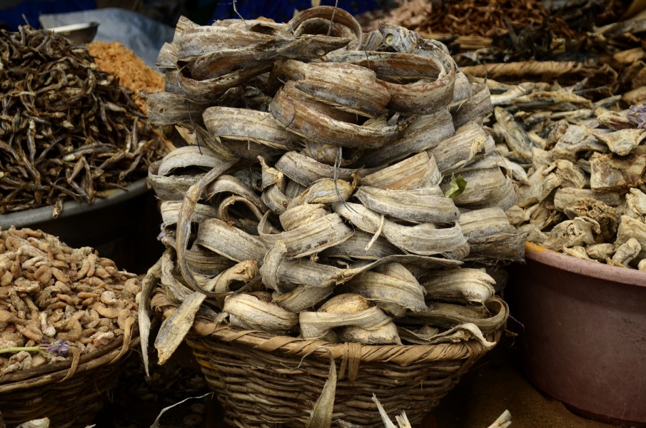 Dried fish for sales in Poompuhar JEG6153