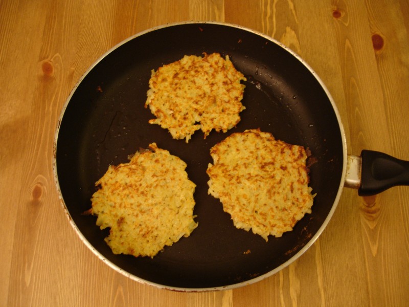 Galettes de pommes de terre - cuisson 2
