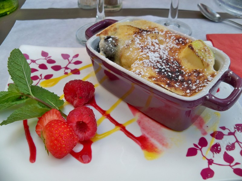 Gratin de fruits frais