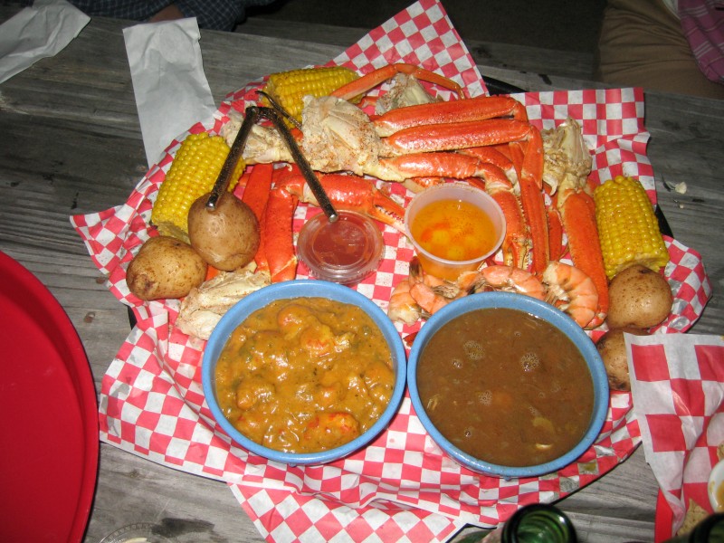 Jrb 20080924 cajun etouffee gumbo shrimp crab leg