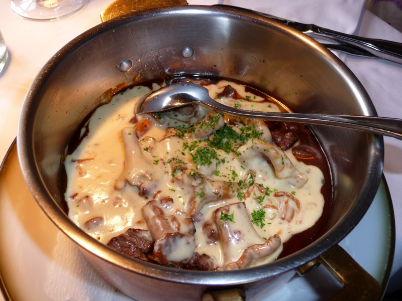 Kalbsgeschnetzeltes Pfifferlinge