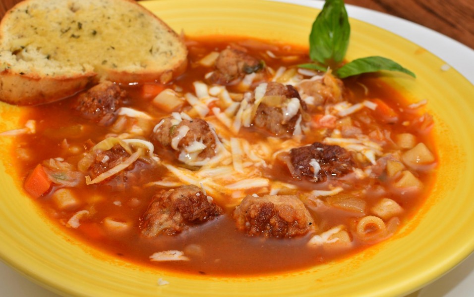 Mmm... meatball soup (6170168515)