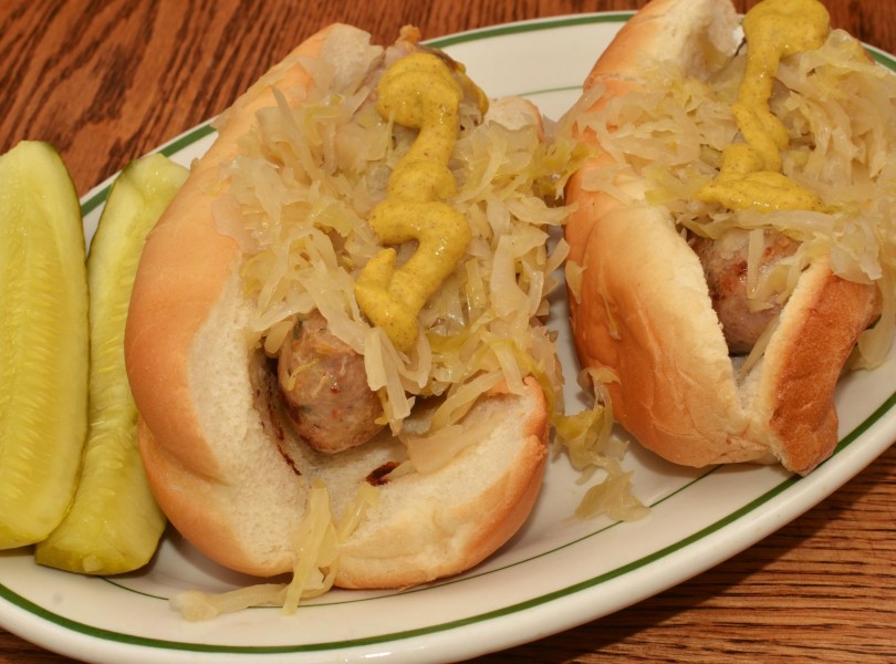 Mmm... sausages and kraut (7753875810)