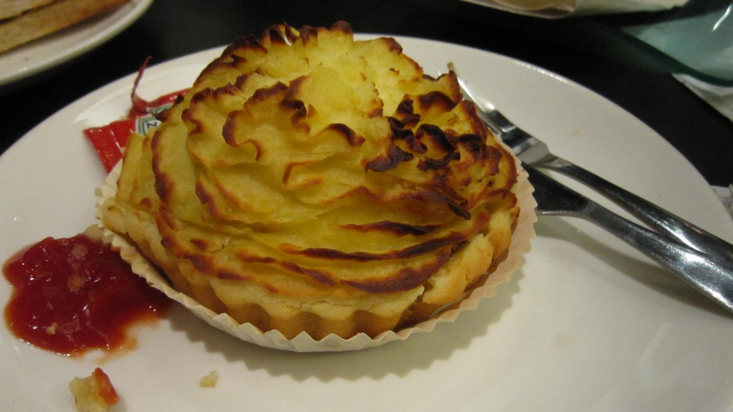 Mushroom with Mashed Potatoes Pie 7495