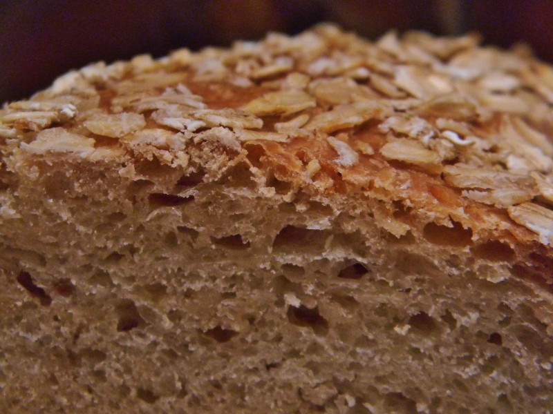 No knead oat Vegan bread