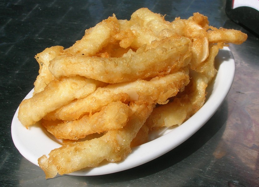 Rabas calamares a la romana