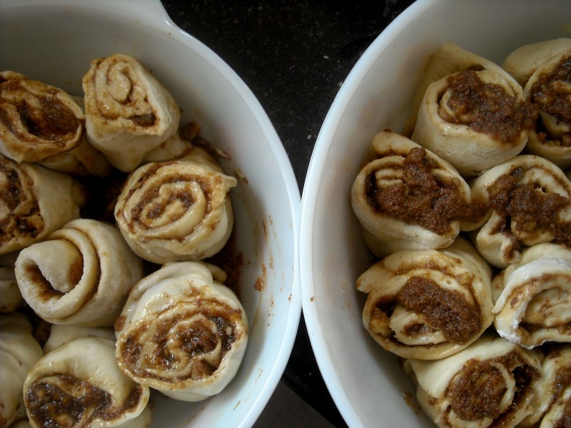Sunday Morning - Cinnamon Caramel Apple Rolls