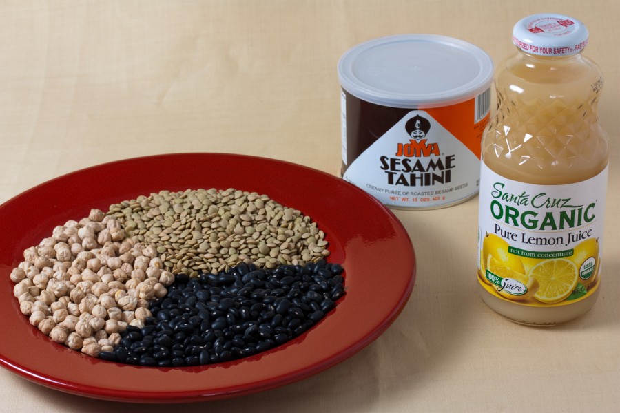 Three Bean Hummus Ingredients (4933598631)