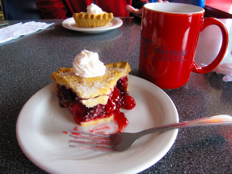 Twin Peak's Cherry Pie and Coffee, May 2009