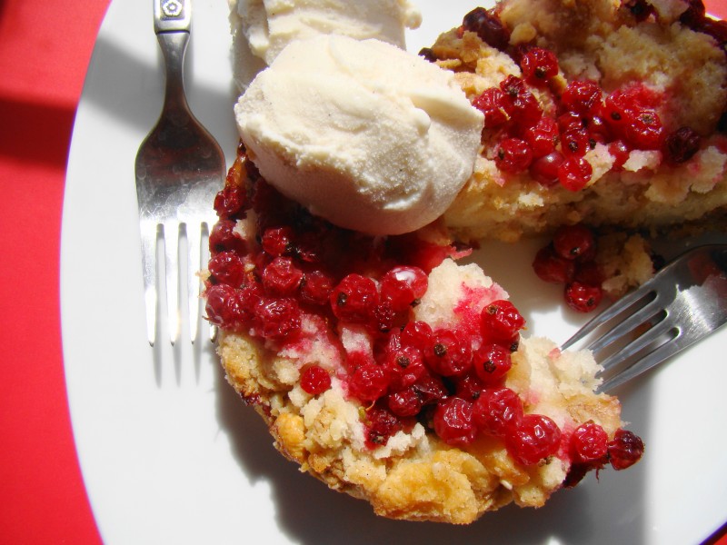 Vegan Bread Pudding with Red Currants (4939663374)