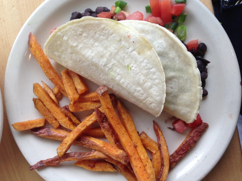 Vegan Taco and Fries (8574126169)