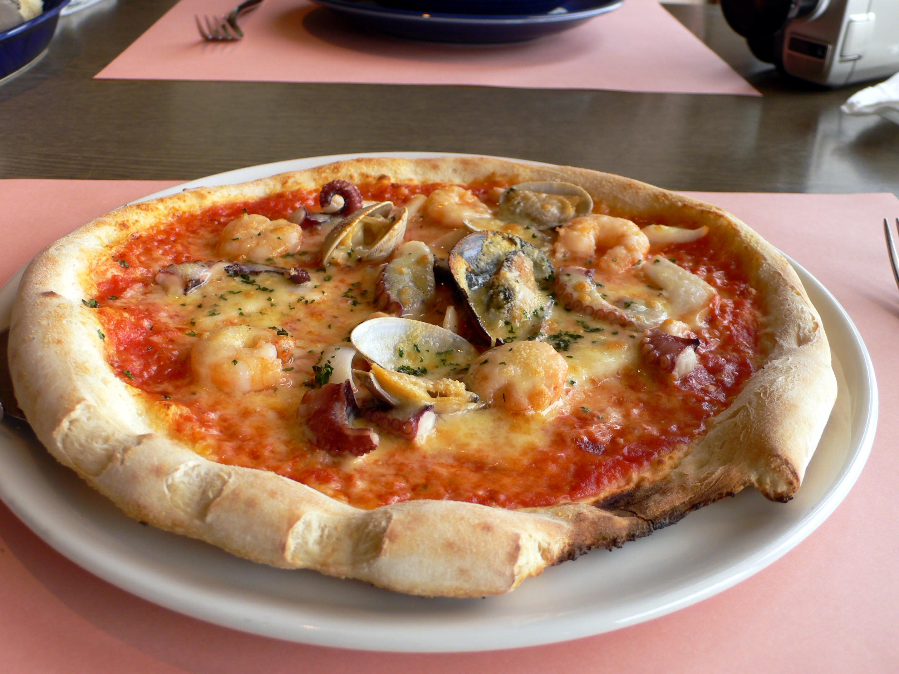 Seafoods'pizza