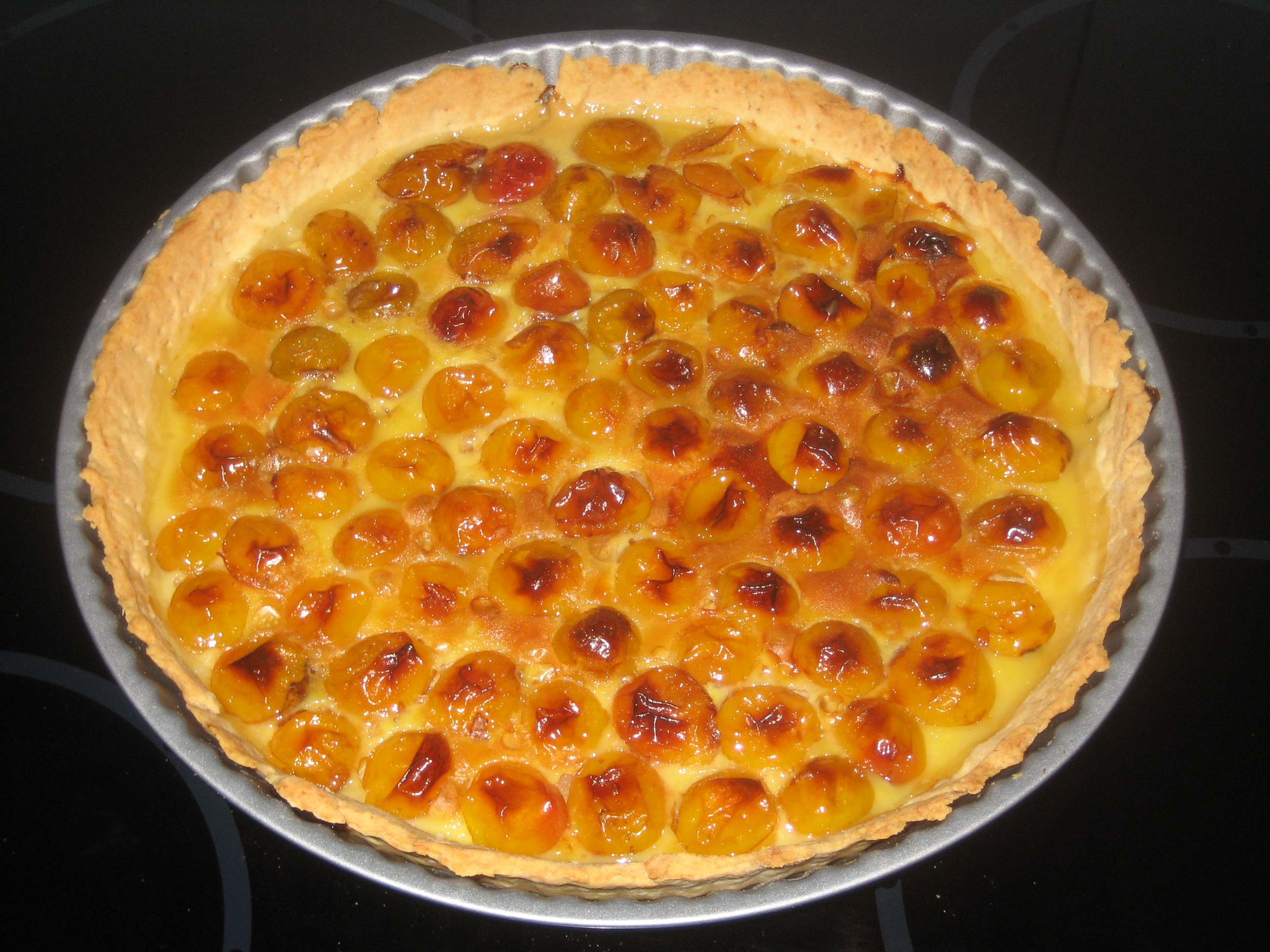 Tarte aux mirabelles
