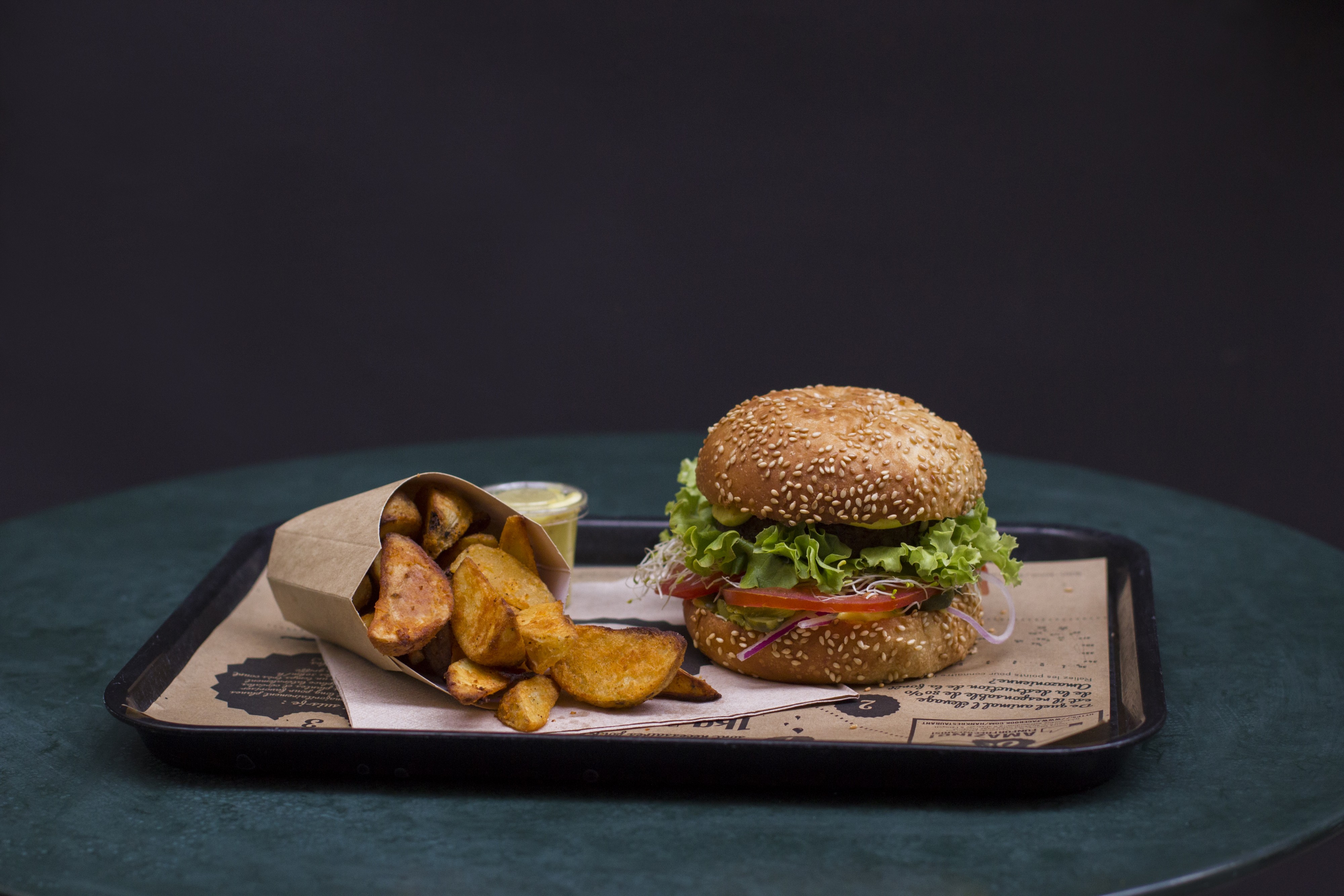 Hank burger menu 