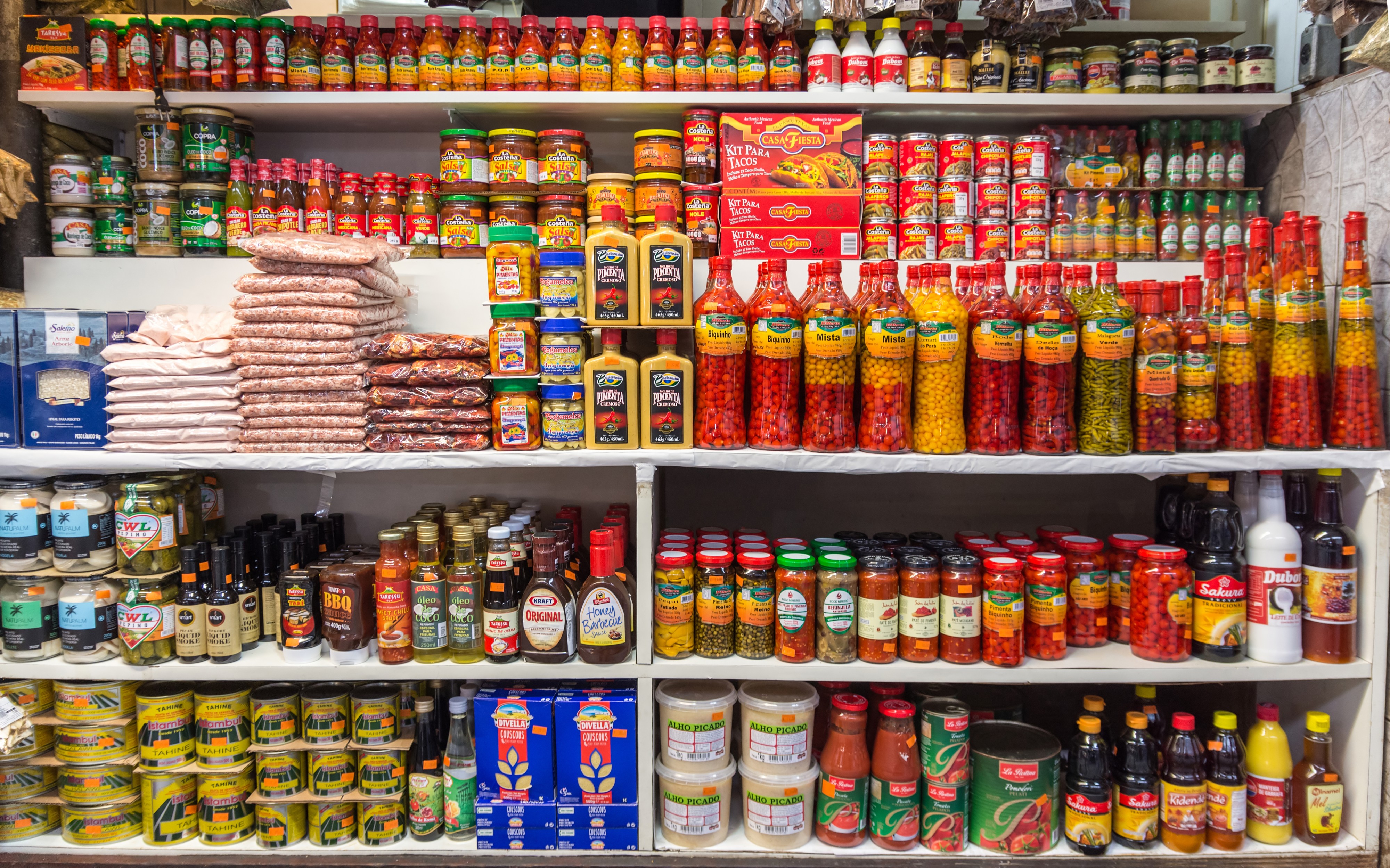 Sausages in São Paulo Municipal Market 01