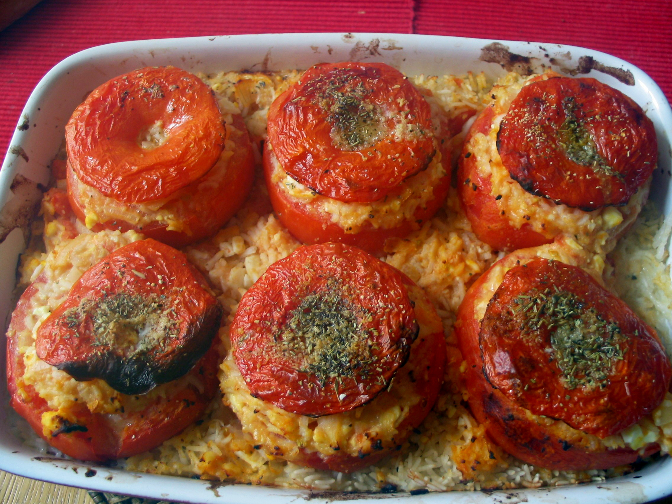 Tomates farcies végétariennes