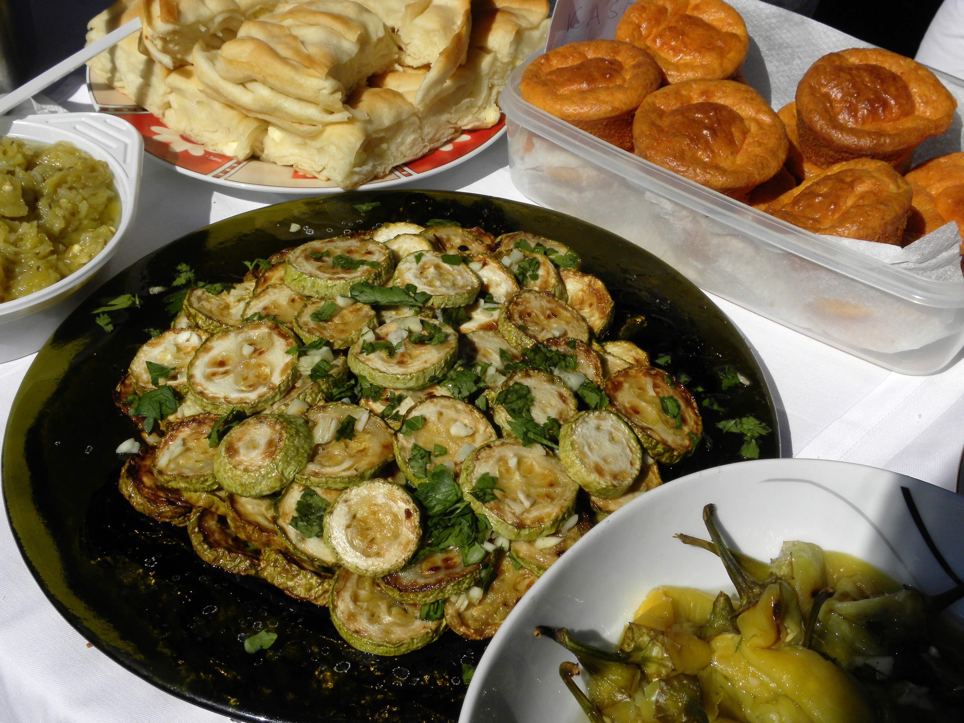 Wasserweltfest 2012 - Makedonisches Buffet - Kolokithakia tiganita