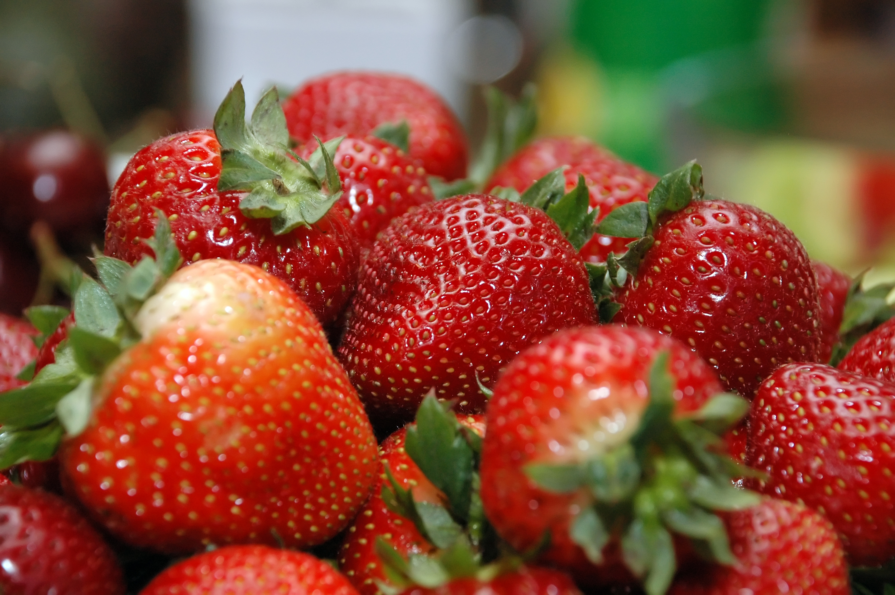Bowl of strawberries