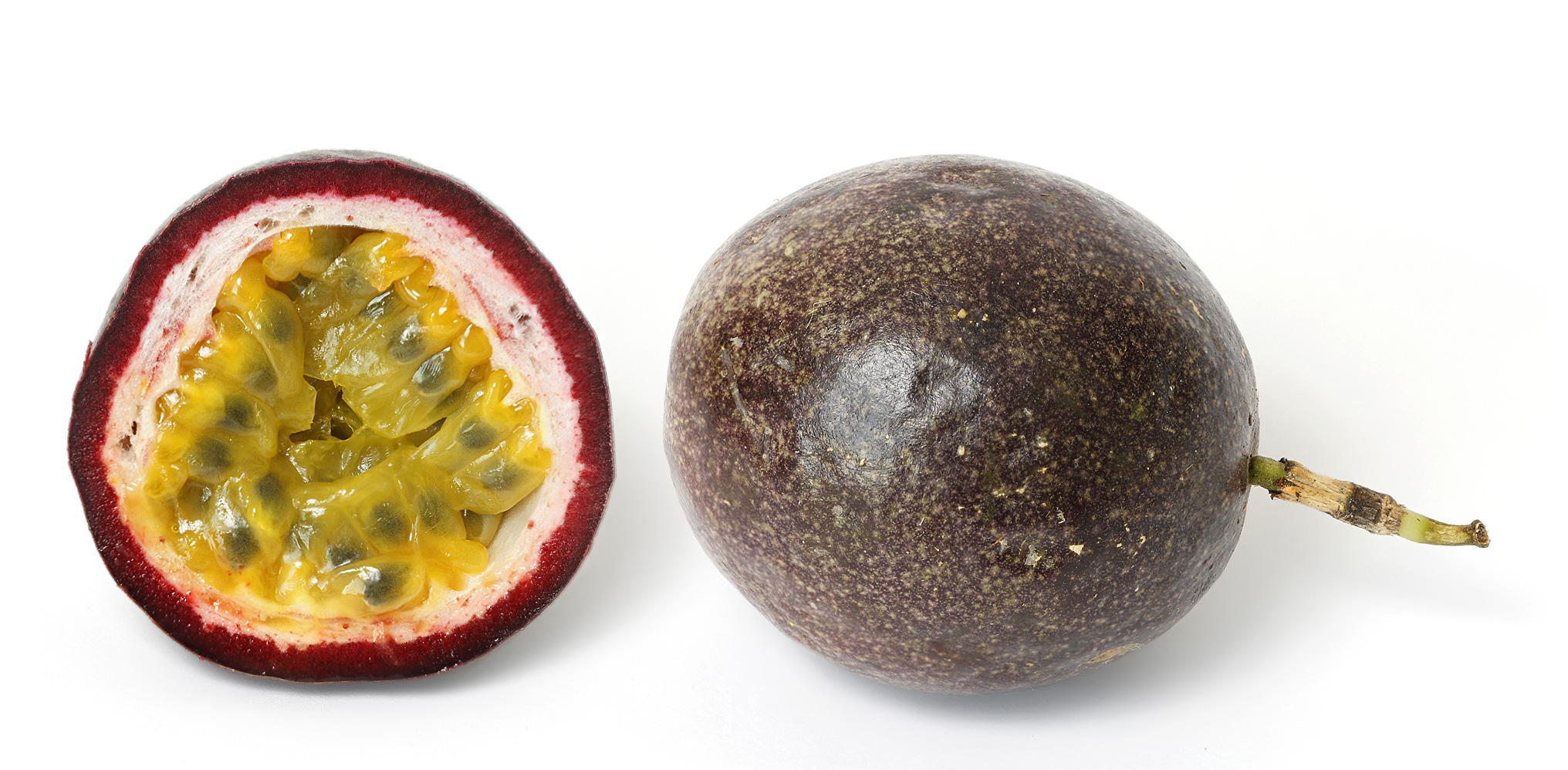 Passionfruit and cross section