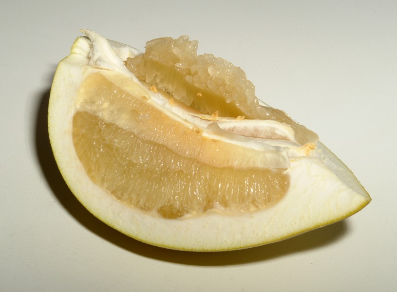 Citrus maxima piece