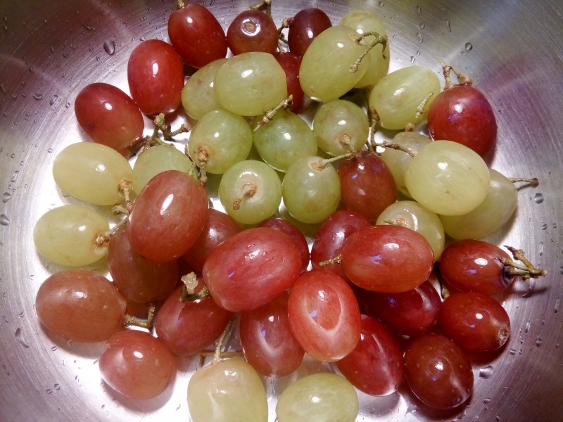 HK food 生果 fruit 葡萄子 Grapes texture red green July 2017 Lnv2 01