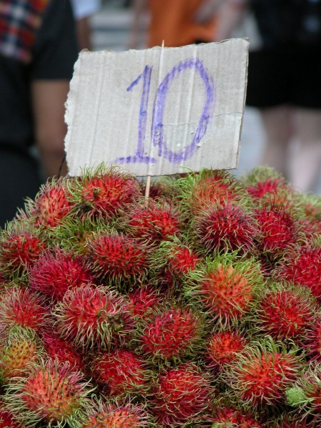 Rambutan stall