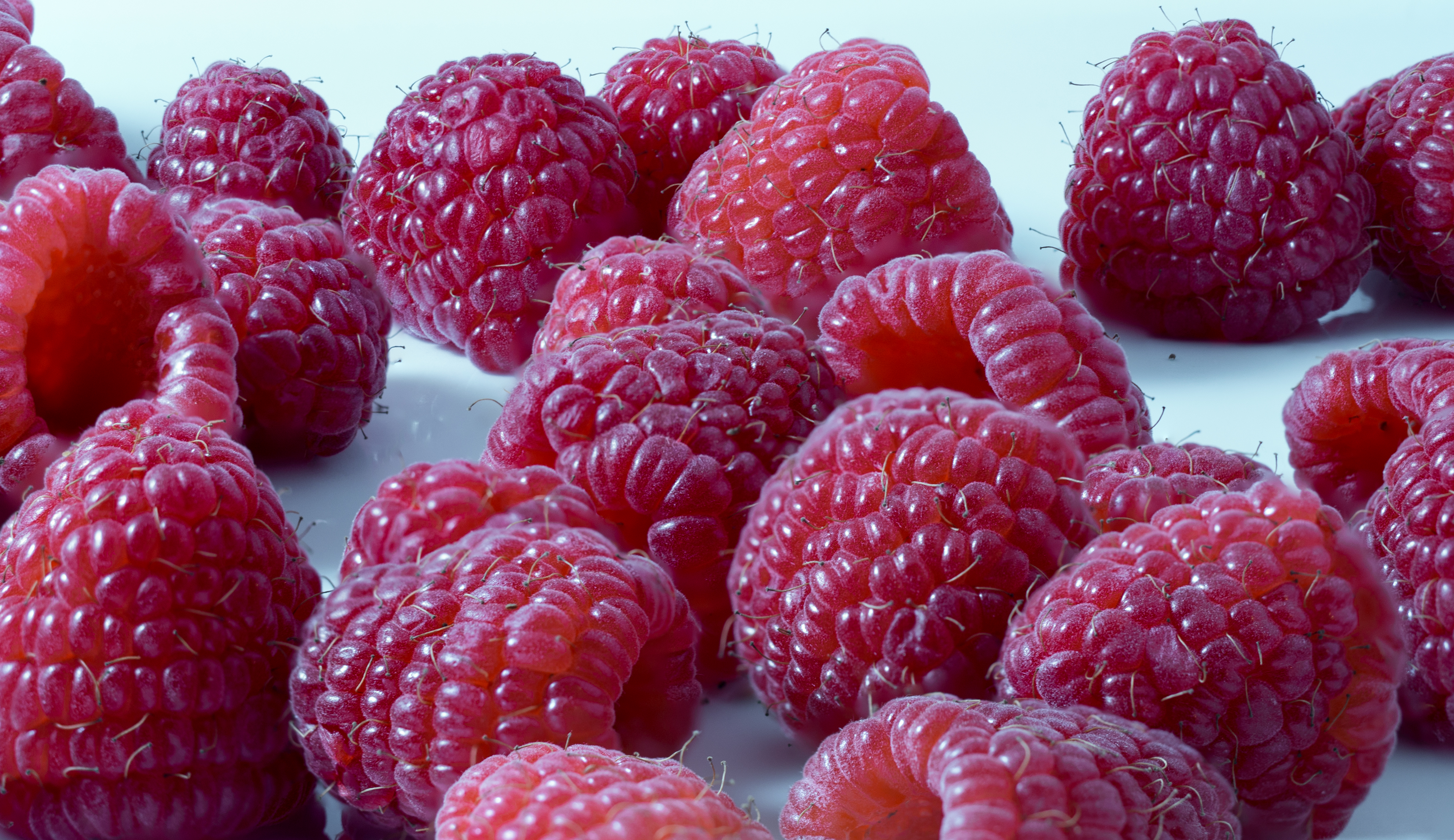Raspberries on a plate
