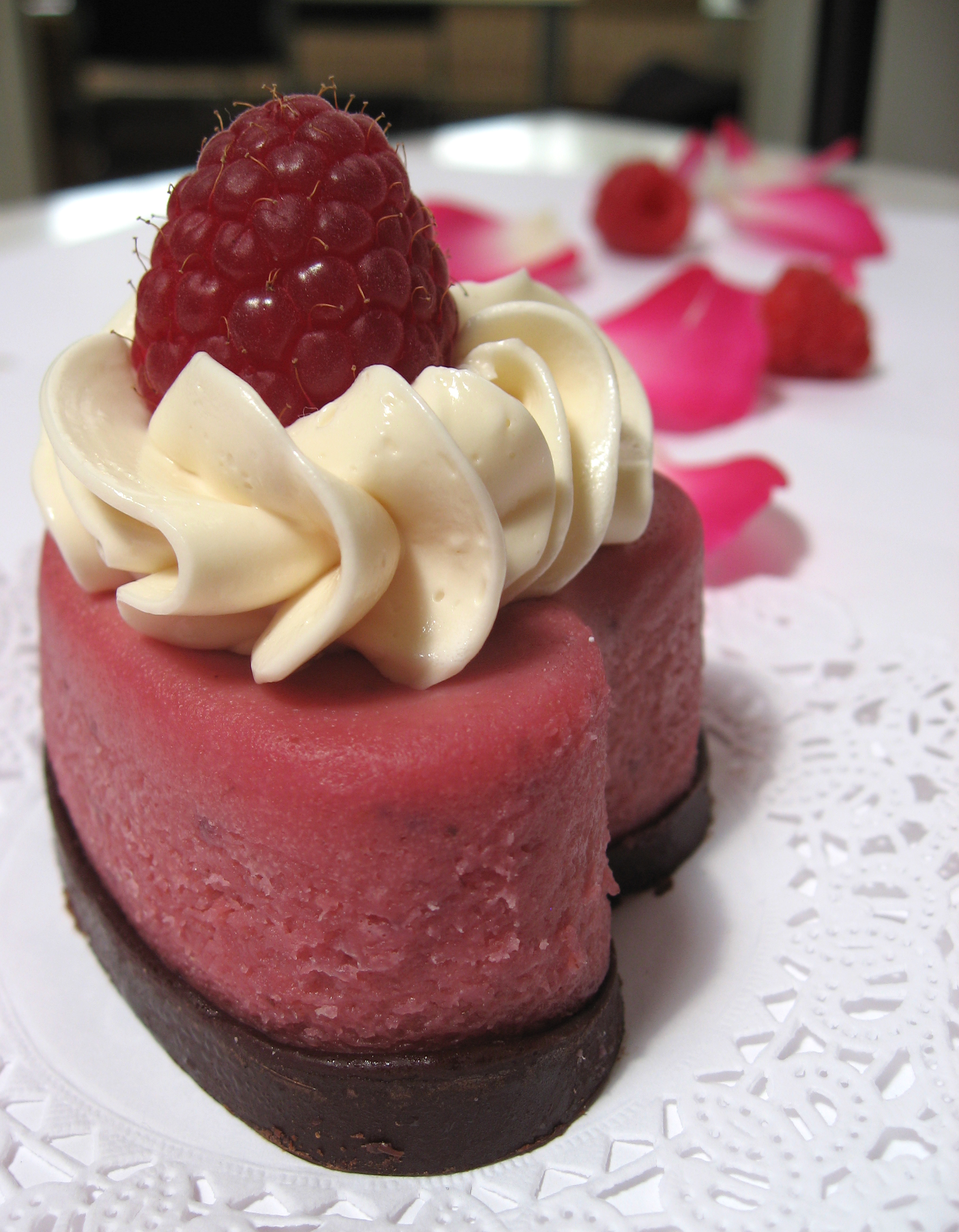 Raspberry cheesecake
