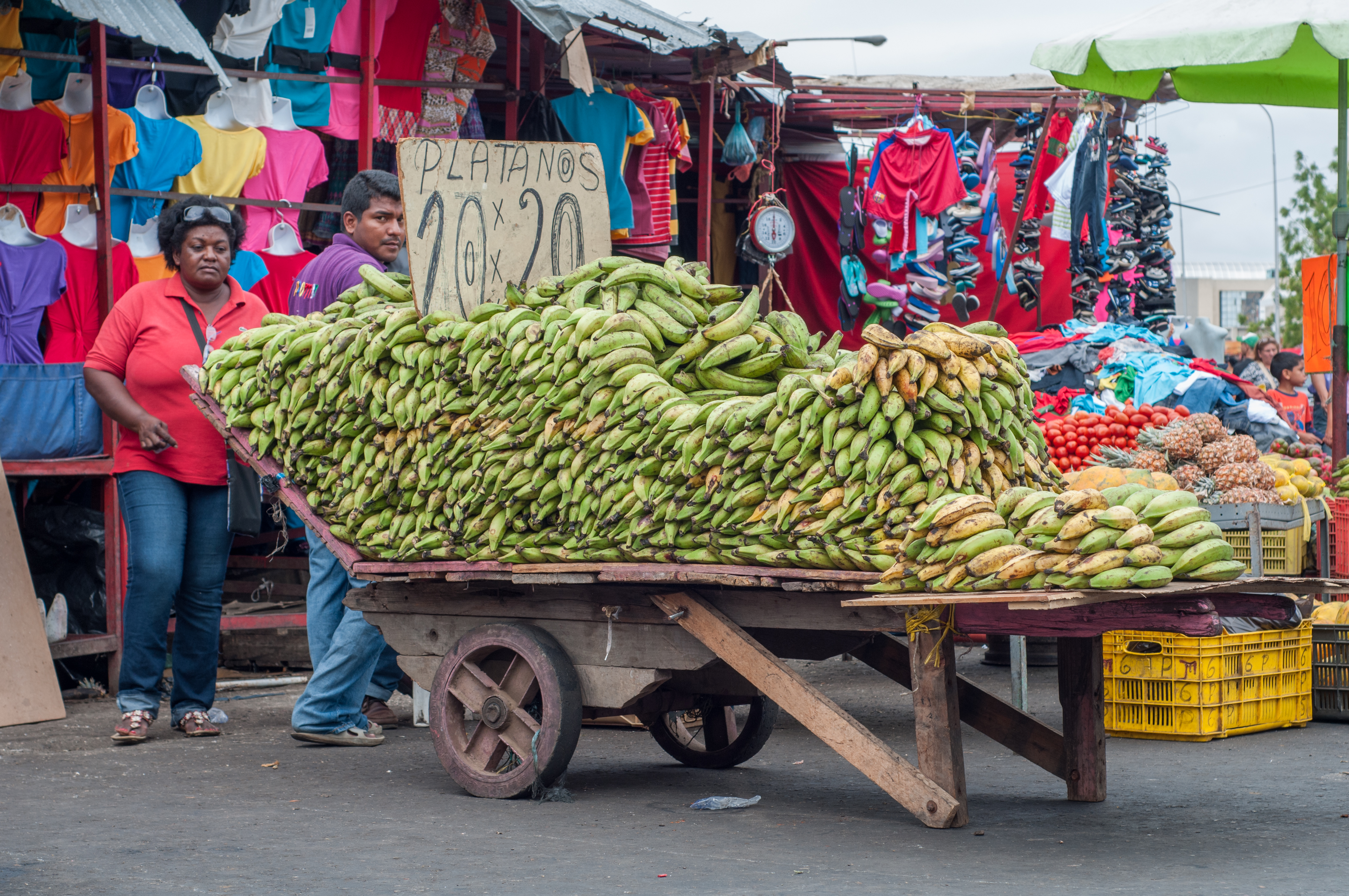 Since selling bananas on the street