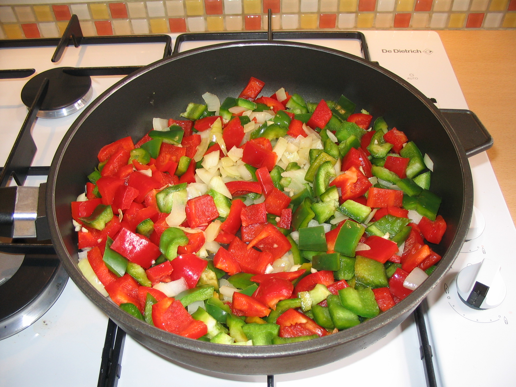 Cuisson des poivrons