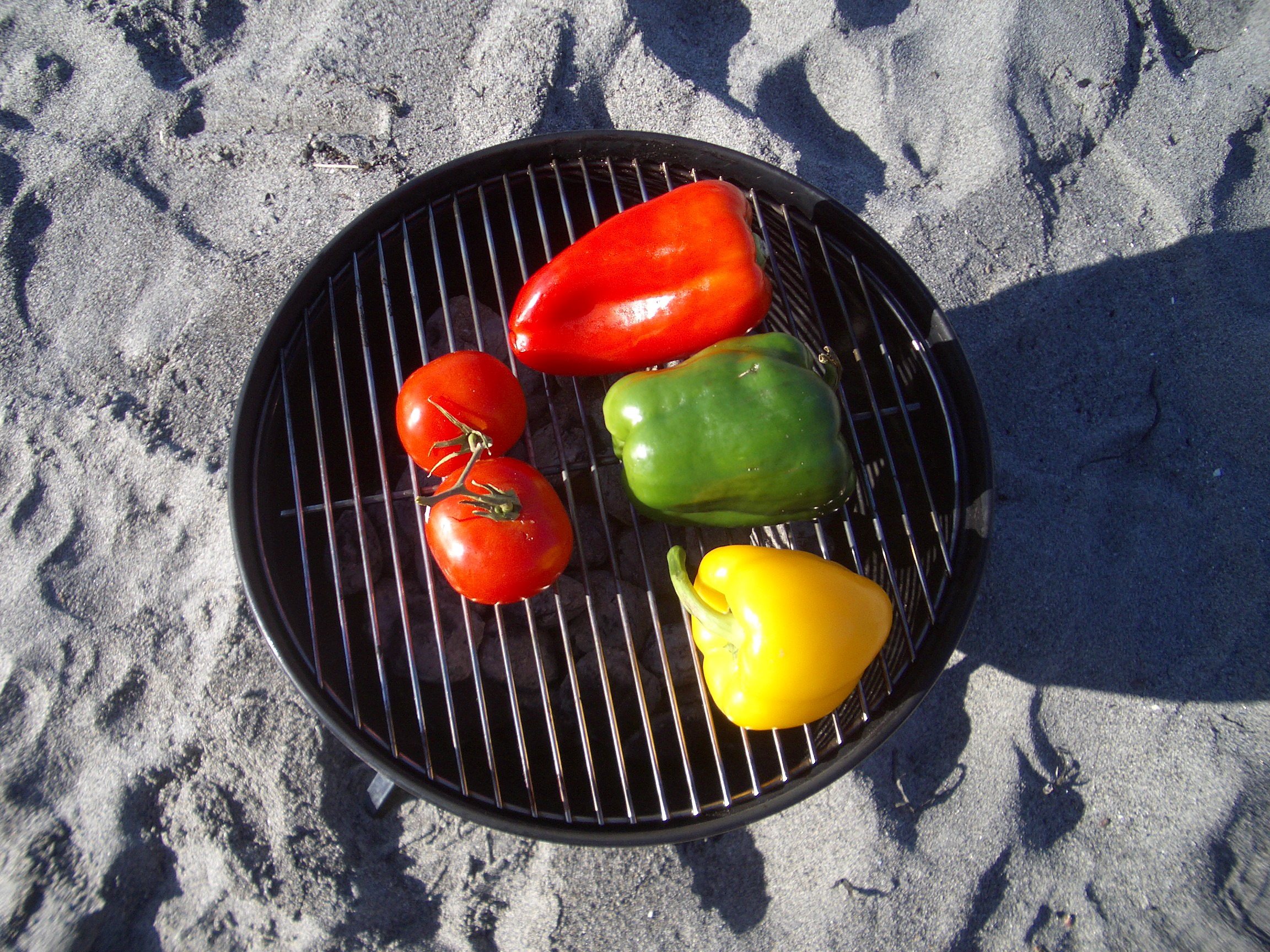 Grilling on the Beach in February2