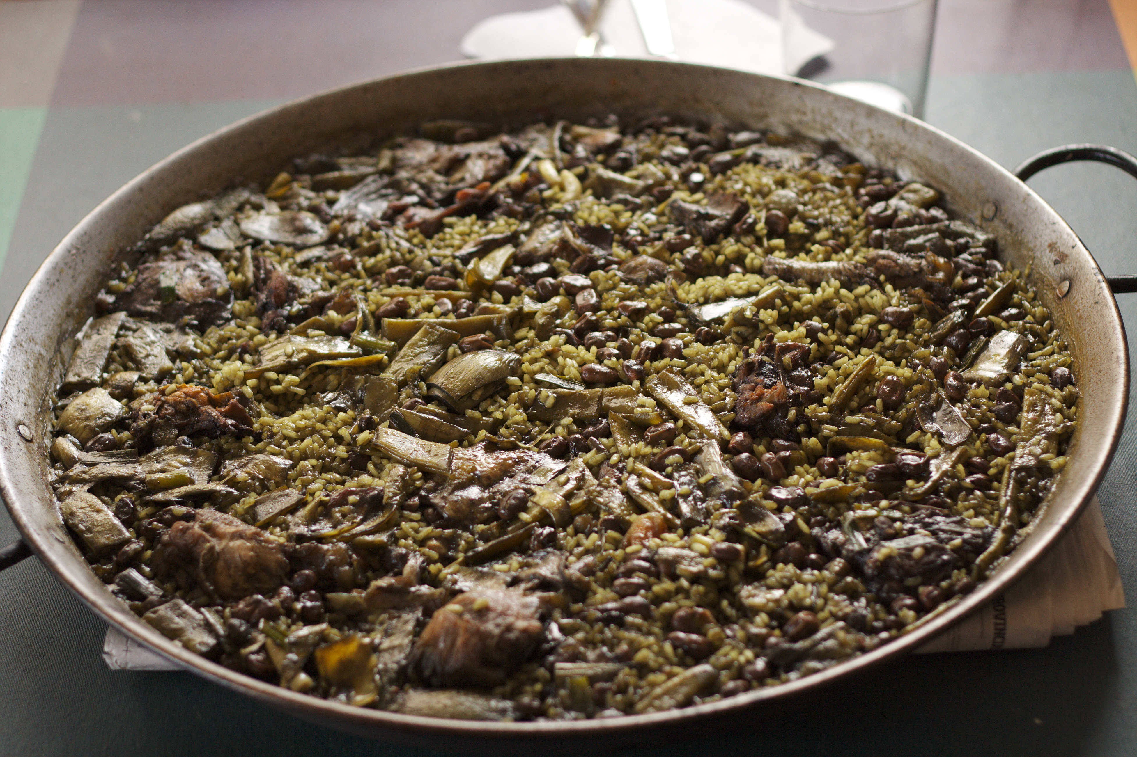 Paella de verdura