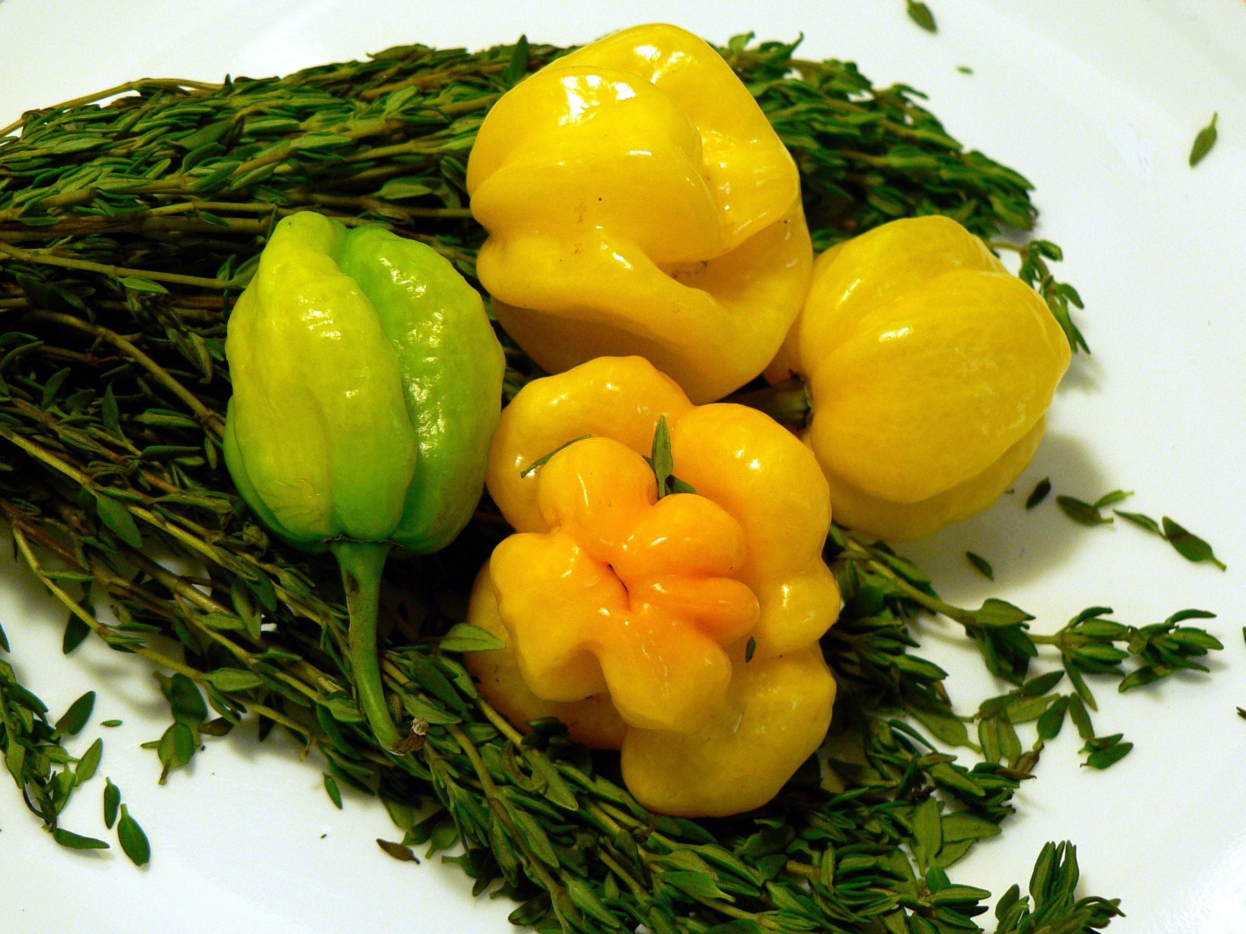 Peppers and thyme